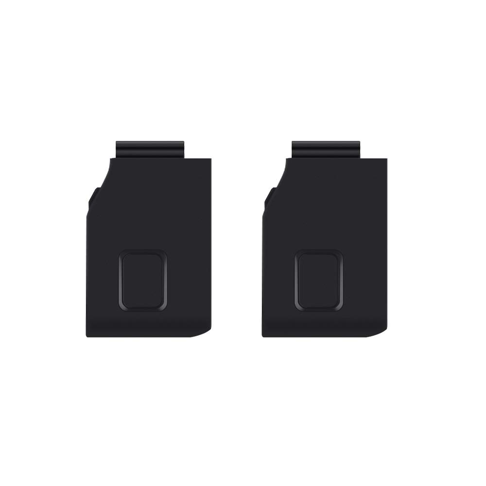(2 Pack) ParaPace Replacement Side Door for GoPro Hero 7 Black USB-C HDMI Case Side Cover Repair Part Camera Accessories(Black)