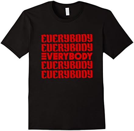 Men's Funny Logic Everybody t-shirt Medium Black