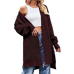 ADJHDFH Zip Up Sweater Cardigan For Women With