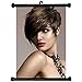 sp217045 Hairstyles Wall Scroll Poster For Barber Shop Salon Haircut Display