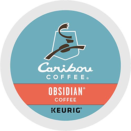 Caribou Obsidian Coffee Keurig K-Cups, 72 Count