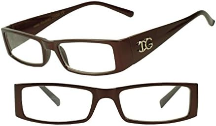 Womens Small Rectangular Fashion Optical Reading Readers Eye Glasses Rx Strength +1.00 +1.50 +1.75 +2.00 (Burgundy, 2 x)
