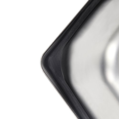 YBB Pitcher Glass Rinser, Cup Bottle Cleaning Washer 304 Stainless Steel Home Cafe Bar Sink Rinser for Coffee Milk Juice Wine Beer Tea (Silver162) - Thumbnail 7