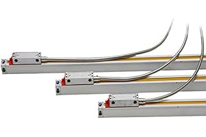 Ditron Linear Scale 450mm (18'') 5um Optical Glass Encoder Sensor for DRO Tools Lathe Milling Bridgeport Knee Milling Drill Machine