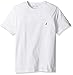 Nautica Men's Short Sleeve Solid Crew Neck T-Shirt, Bright White, Medium