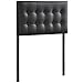 Modway Emily Upholstered Tufted Button Fabric Twin Size Headboard In Black
