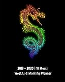 2019 - 2020 | 18 Month Weekly & Monthly Planner: July 2019 to December 2020 | Calendar in Review/Mon by Dazzle Book Press