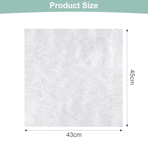 JYSNOW Pack of 12 Cooker Hood Filter, Universal Use Cooker Hood Filter, Can Be Cut to Size, Anti-Odor Retains Grease and Moisture, for All Standard Range Hoods