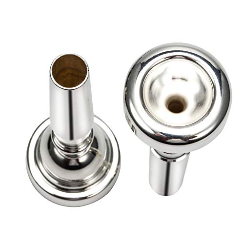 2 Eastar+Silver+Plated+Trumpet+Mouthpiece