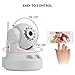IP Camera, Nexgadget 720P Wireless Security Camera Home Surveillance Camera Pan Tilt with Two-Way Audio, Night Vision, Baby Pet Video Monitor Nanny Cam, Motion Detection P2P WiFi Network Camera, White