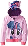 My Little Pony Girls' Little Twilight Sparkle Hoodie, Purple/Multi, 5/6