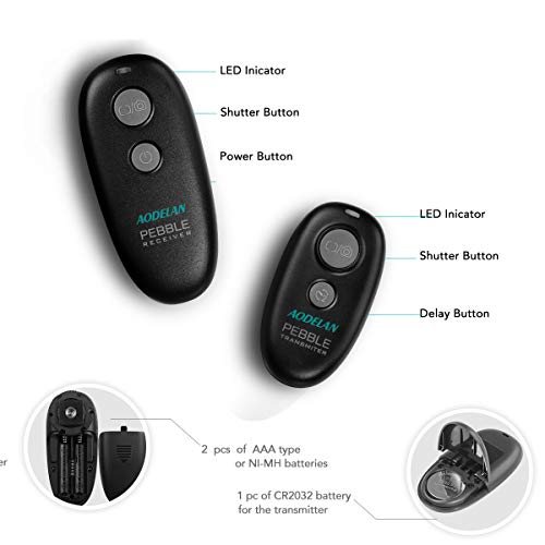 Wireless Remote Control Shutter Release for Canon EOS RP, 5D Mark