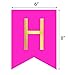 Sterling James Co. Tri-Color Pink & White Happy Birthday Bunting Banner – Birthday Party Decorations