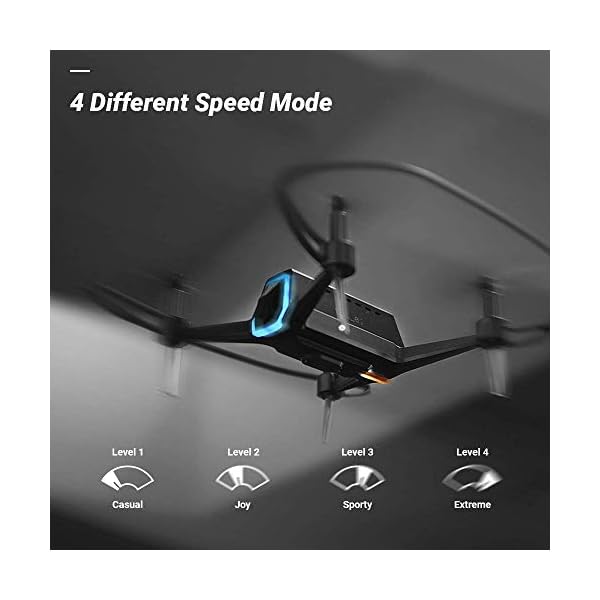 Shift RED Drone/Quadcopter, patentierter Einhand-Controller, FHD-Kamera, "Follow me" - Funktion, 4 LV-Geschwindigkeitsmodi, 11 min Flugzeit – Bild 3