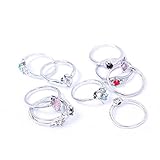Woman Wholesale Lots 10PCS Fashion Sterling Silver Plated Mixed Design Ring Set 02
