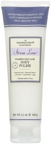 Aromafloria Stress Less Foaming Salt Glow Polish 12oz