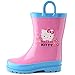 SANRIO Hello Kitty Girl's Pink Rain Boots - Size 7-8 Toddler