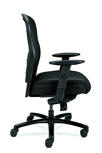HON-Big-and-Tall-Executive-Chair-Mesh-Office-Chair-with-Adjustable-Arms-Black-VL705