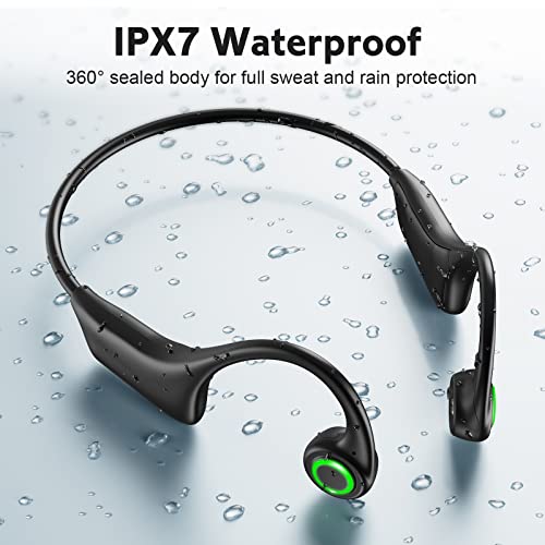 Bone Conduction Headphones, BEARTAIN Wireless Open Ear Headphones