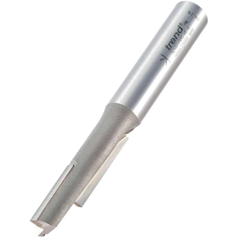 Trend Professional Mortise Router Cutter, 12.7mm Diameter, 1/2 Inch Shank, 50mm Cut Length, Tungsten Carbide Tipped, 5/52X1/2TC