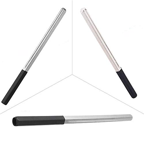 Guitar Luthier Tool Kit Included Guitar Fret Crowning Luthier Dressing File with Narrow/Medium/Wide 3 Edges, Stainless Steel Fret Rocker, 2 Pcs Fingerboard Guards Protectors and Grinding Stone