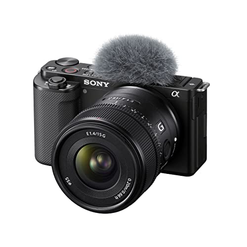 Sony SEL15F14G - 15mm F1.4G, Wide Angle Bright Lens for Full Format & APS-C, E-Mount, Ideal Street, Vlog & Travel, Compatible A7, ZV-E10, A6400/A6700