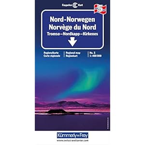 Nord-Norwegen: (Norwegen Blatt 5) Tromso – Nordkapp- Kirkenes. 1:400000: 1035 Landkaart – Gevouwen Kaart, 21 januari 2019