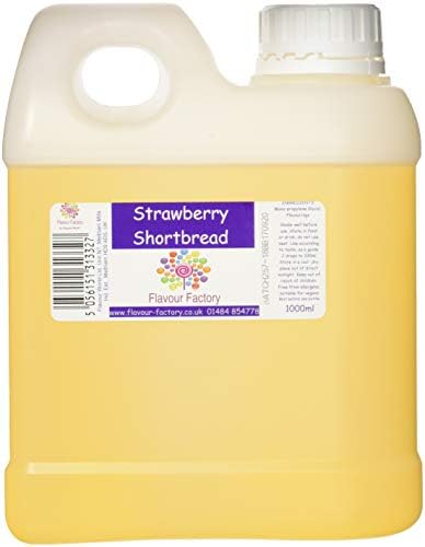Flavour Factory Intense Food Flavouring, 1000 ml, Strawberry Shortbread