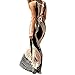 TrendsGal Women's Bohemian Printed High Split Maxi Long Beach Dress(Black S)