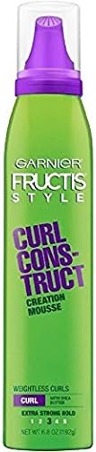 Garnier Fructis Style Curl Construct Mousse, 6.8oz per Bottle (6 Pack)
