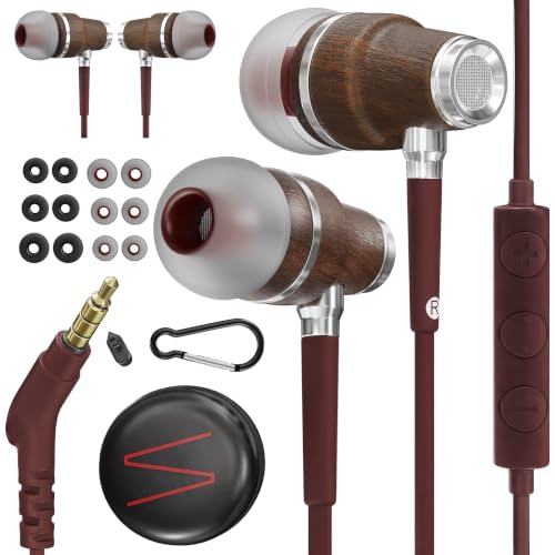 Symphonized Wooden Aux Jack Wired Earbuds
