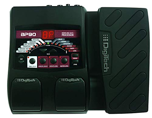 DigiTech BP90 Bass Guitar Multi-Effects Processor Bundle with 2 Patch Cables