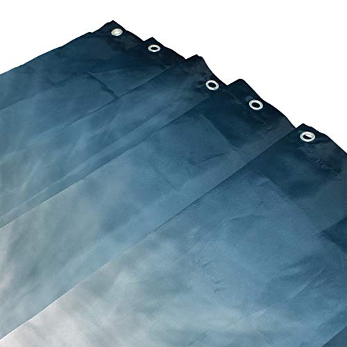 LORVIES Lanscape Shower Curtain Polyester Fabric Water Repellent Mildew Resistant Shower Curtain for Bathroom Bathtubs Decorative, 60W X 72L Inches
