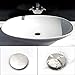 ESFORT Bathroom Sink Drain, Vessel Sink Pop Up Drain Stopper, Sink Drain Assembly Without Overflow, Polished Chrome
