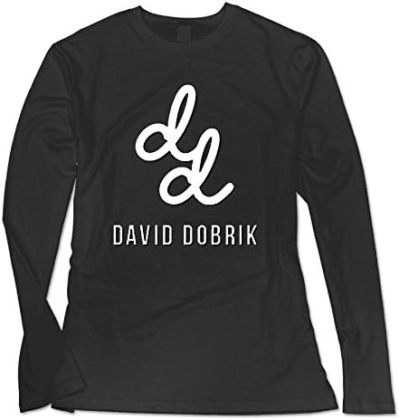 Fandao Women's David DOBRIK Dd Baseball Tee Raglan Long Sleeve T Shirt Light Parrot Logo Black Small