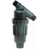 DIG P30-150D 3/4" MPT All-Purpose Heavy Duty Inline Y Filter with 150 Mesh Disc Element (Black Color) for Drip Irrigation, Micro Sprinklers, and Greenhouse Operation