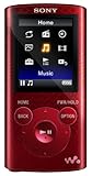 Sony NWZE383 4 GB Walkman MP3 Video Player (Red)
