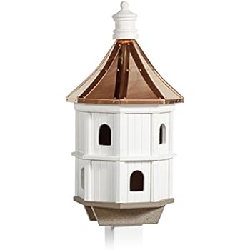 Amazon.com : Small Birdhouse with Bell-shaped Copper Roof
