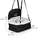 Parkland Pet Pet Car Booster Seat, Dog Ride, Includes Safety Leash and Zipper Storage Pocket