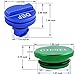 Vinkki Magnetic Diesel Fuel Cap for Dodge, Billet Aluminum Diesel Fuel Cap Accessories and Blue DEF Cap for Dodge Ram Truck 1500 2500 3500 (2013-2017) Combo Pack