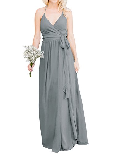 formal wrap maxi dress