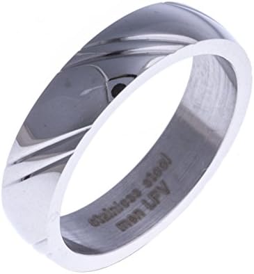 Fantzi fant' Zi - Men's Steel Ring - 5 mm - Size 56 to 70