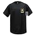 Rapiddominance Army Basic Military Tee, Black, X-Large