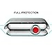 GELISHI Apple Watch Screen Protective Ultra-Thin Shiny Case 38mm High Defination Clear TPU All-Around Full Cover for iWatch Series 3/Series 2/Sport Edition (Silver)