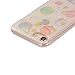 CMEKA Slim Fit iPhone 8 Case Bling Glitter Sparkle Space Planet Stars Moon Embedded Slippy Ultra Thin Flexible Soft TPU Protecive Phone Case Cover Compatible with Apple iPhone 7/8 (Clear)