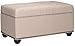 Convenience Concepts 7th Avenue Storage Ottoman, Tan