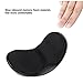CamRom Ergonomic Mouse Wrist Rest Comfortable Memory Foam+ABS+Silica Gel CA1107 (Black)