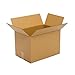 Pratt PRA0100 Recycled Corrugated Cardboard Double Wall Heavy Duty Printer's Box with BC Flute, 18" Length x 12" Width x 12" Height, (Pack of 15)