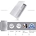 Super Light Aluminum Business Card Holder for Men and Women, MaxGear Card Case for Travel and Work, Metal Card Holders for Business Cards Sliver 3Pack-Z