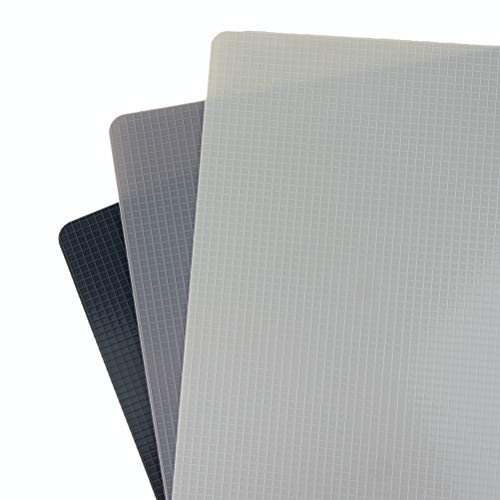 Modern Flexible Cutting Board Mats - Extra Thick Durable Non-slip Material - BPA Free - Set of 3